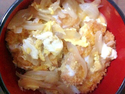 甘めのだしがおいしい^_^カツ丼